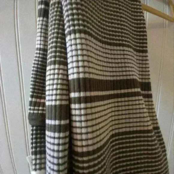 Say What! Olive and Tan Sweater Dress, Size Large - Picture 5 of 6